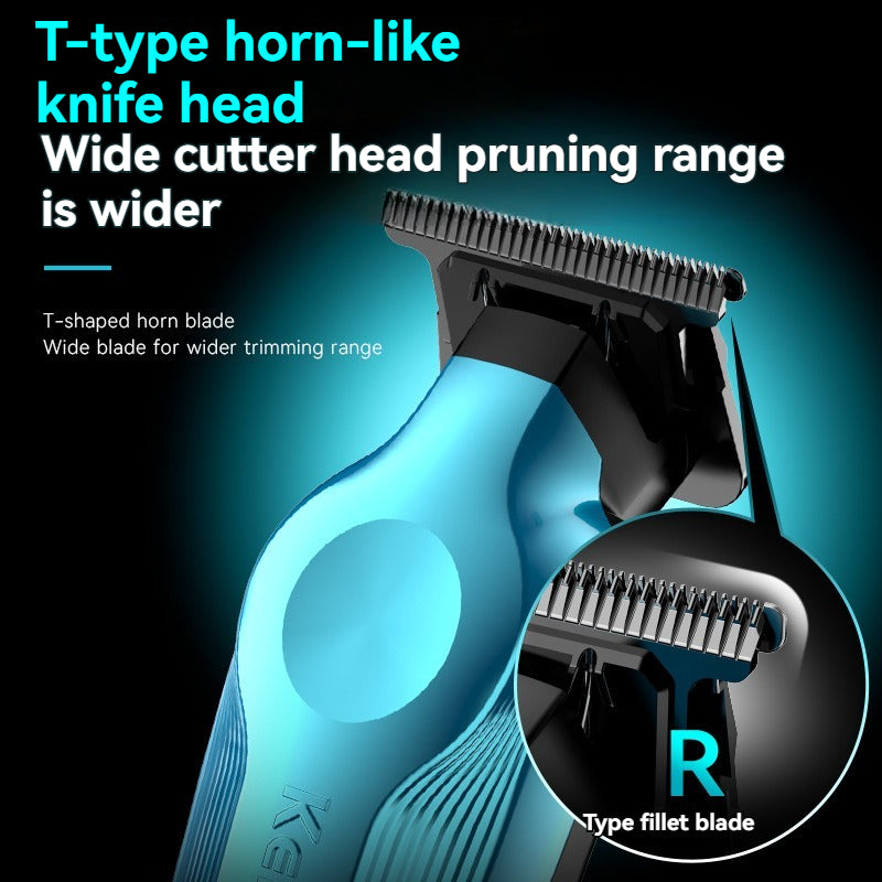Kemei KM-264 Professional Hair Trimmer – Cordless, Multi-Functional Grooming Kit with Precision Blades and Attachments