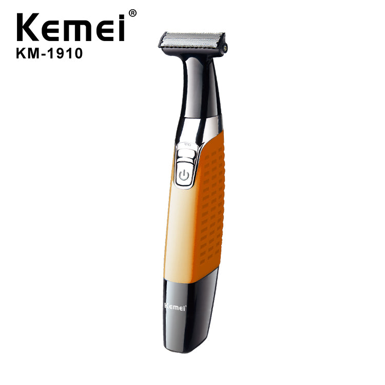 Kemei KM-1910 Electric Rechargeable Body Trimmer – USB Grooming Tool for Men, Face, Underarm & Bikini Use