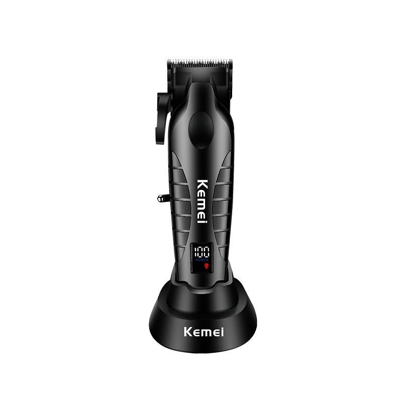 KEMEI KM-PG2290D Cordless Electric Hair Clipper – 2000mAh Battery, 10W Power, LED Display, USB Charging