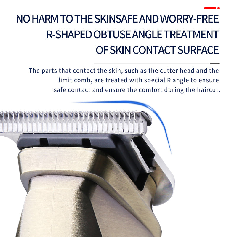 Kemei KM-865 Professional Cordless Hair Clipper – USB Rechargeable, Stainless Steel Blades