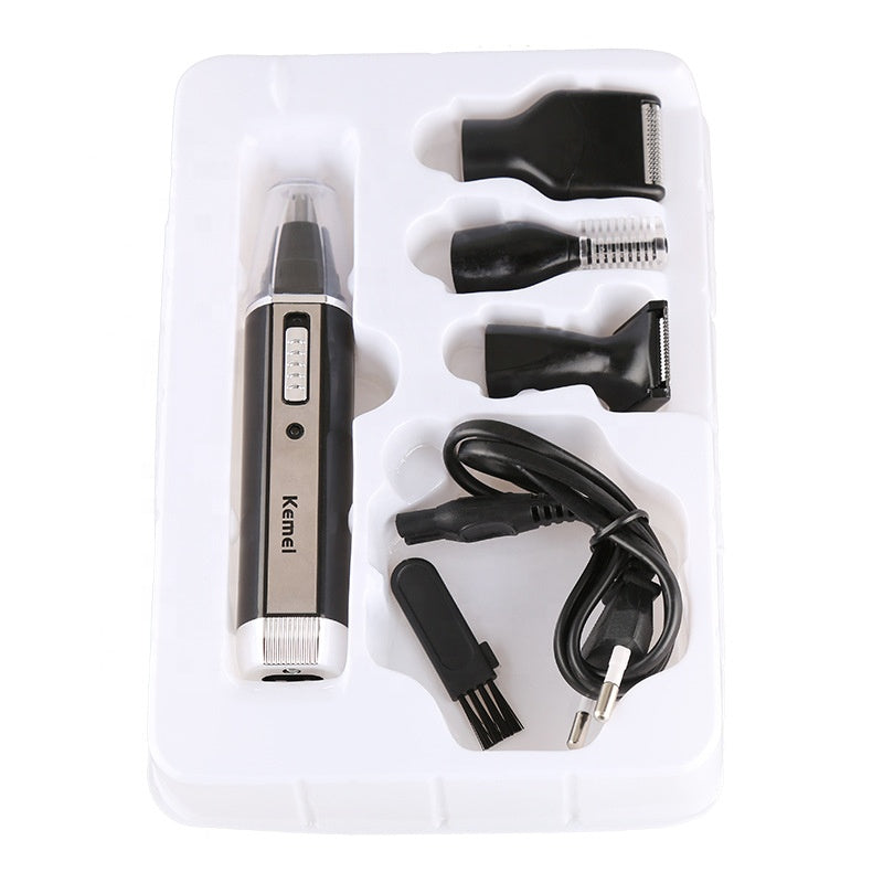 Kemei KM-6630 Electric Hair Trimmer – Versatile Cordless Grooming Tool with Floating Head, Stainless Steel Blade, Long Battery Life