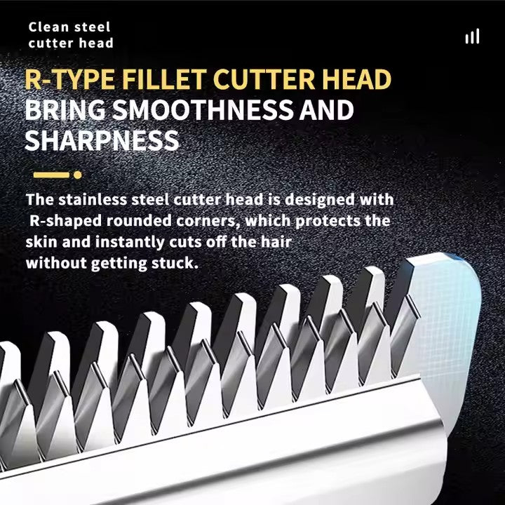 KEMEI KM-2628 Hair Clipper for Men – USB Rechargeable, 1200mAh Battery, Stainless Steel Blade