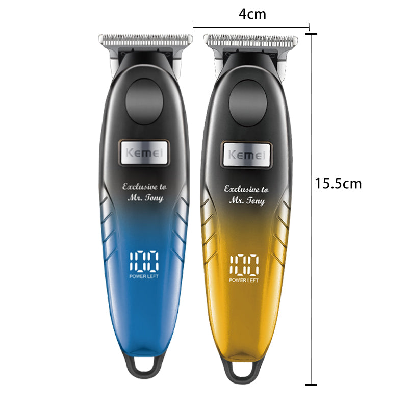 Kemei KM-1742 Professional Hair Clipper – Cordless Rechargeable LED Display Beard & Hair Trimmer