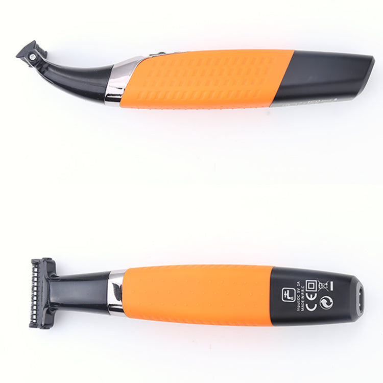 Kemei KM-1910 Electric Rechargeable Body Trimmer – USB Grooming Tool for Men, Face, Underarm & Bikini Use