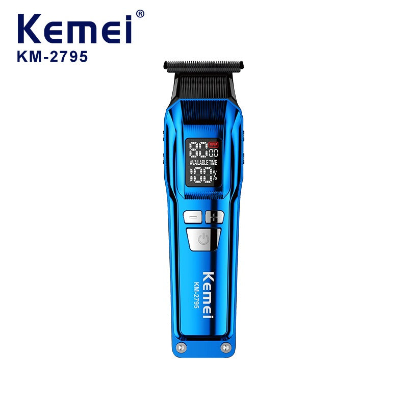 KEMEI KM-2795 Professional Hair Trimmer – 260min Runtime, DLC Blade, USB Charging, 8W Power, Compact Design