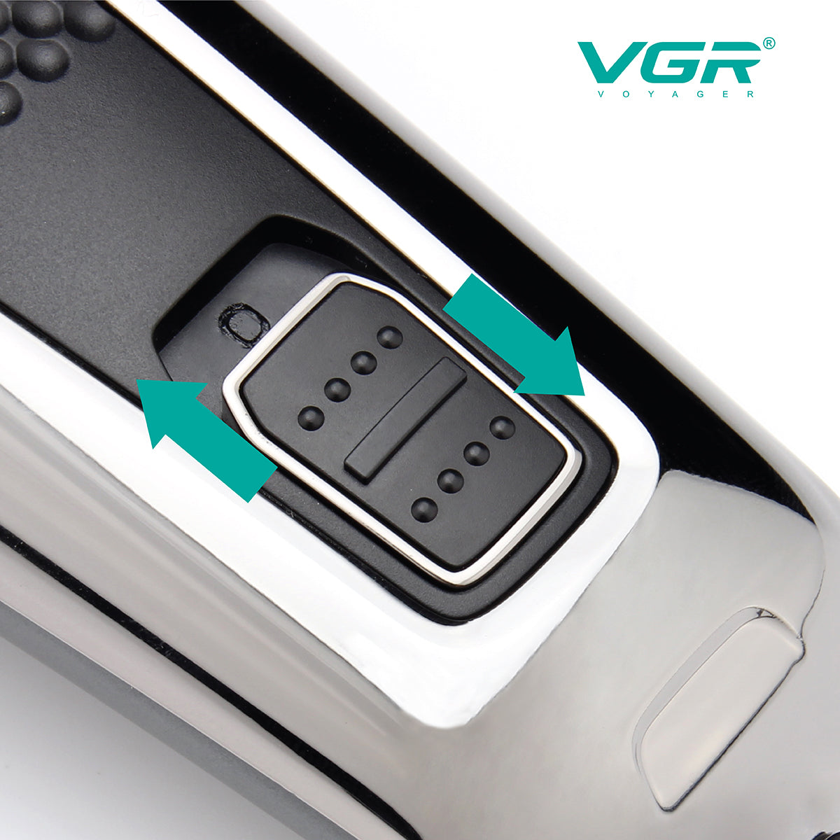 VGR-120 Professional Hair Clipper – Corded Electric Trimmer with 8 Comb Attachments & Adjustable Taper Lever