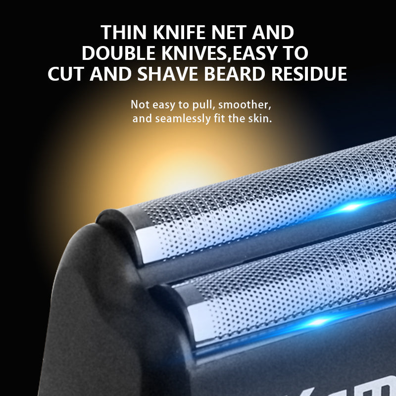 KEMEI KM-1559 Men’s Electronic Foil Shaver Set – USB Rechargeable, 3W Power, 60min Runtime