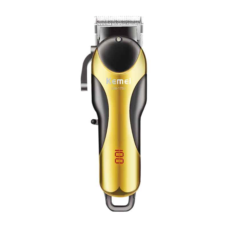 Kemei KM-1753 Professional Hair Clipper – Cordless Rechargeable Beard & Hair Trimmer with LCD Display