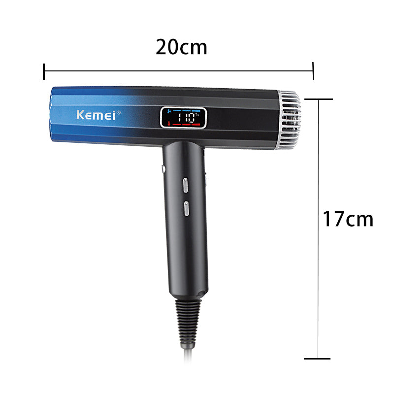 Kemei KM-6906 Professional Hair Dryer – 2000W AC Motor, Ionic Fast Drying, Diffuser Nozzle – High-Speed 110,000 RPM