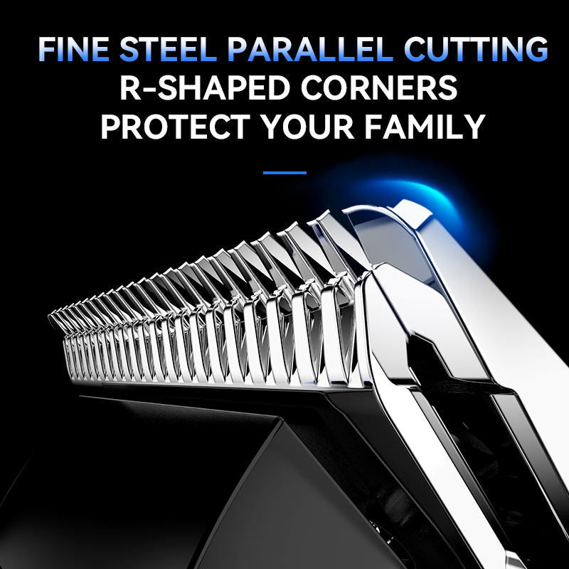 Kemei KM-234 Cordless Electric Hair Clipper – Stainless Steel Blade, LCD Display, Adjustable Cutting Lengths