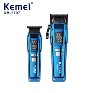 Kemei 2797 Multifunctional Grooming Kit – Professional Hair Trimmer, Beard Clipper, and Razor with USB Charging