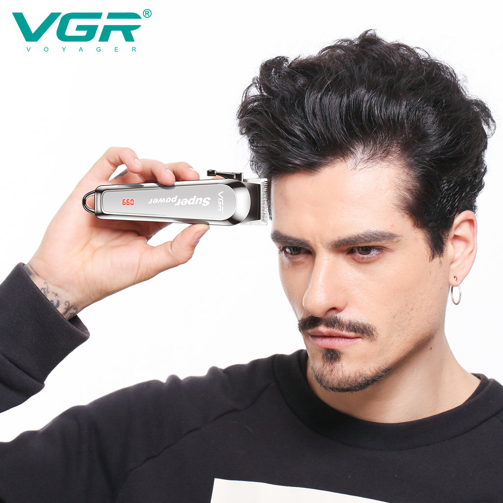 VGR V-060 Hair Clipper Set – Rechargeable, Stainless Steel Blades,