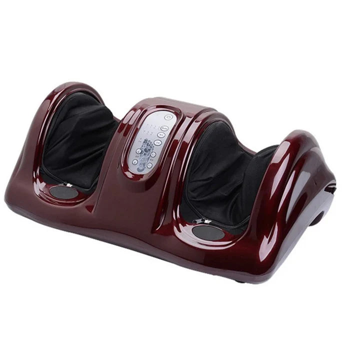 Remote-Controlled Portable Foot Massager Brown
