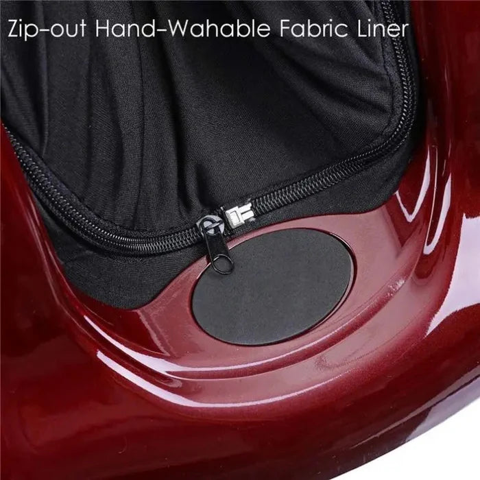 Remote-Controlled Portable Foot Massager Brown