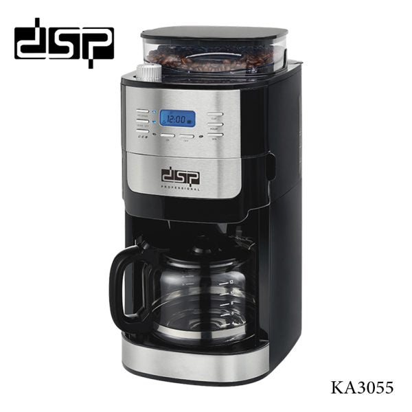 DSP 2-in-1 Coffee Machine KA3055 – Built-In Grinder & Drip Brewer