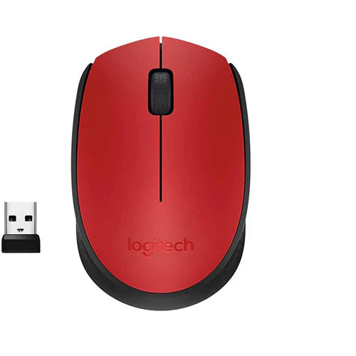 Logitech M171 Wireless Mouse – 2.4GHz USB Receiver, 12-Month Battery, Optical Tracking – Black
