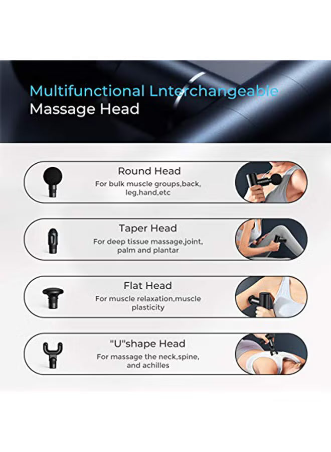 Mini Portable Rechargeable Gun Massager