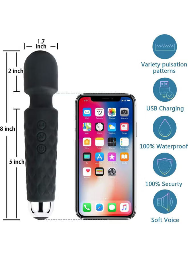 USB Rechargeable Body Massager Stick (Multi color)