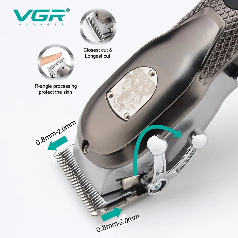 VGR V-276 Professional Hair Clipper – Corded & Cordless