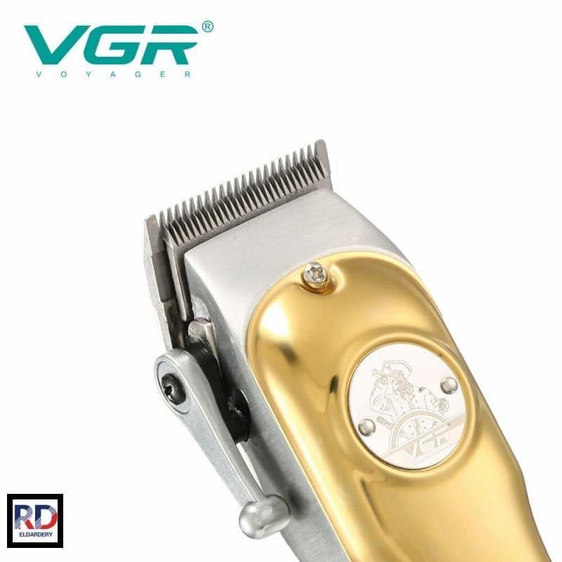 VGR V-181 Professional Rechargeable Electric Shaver for Men – Gold, 200-Min Runtime, LED Display