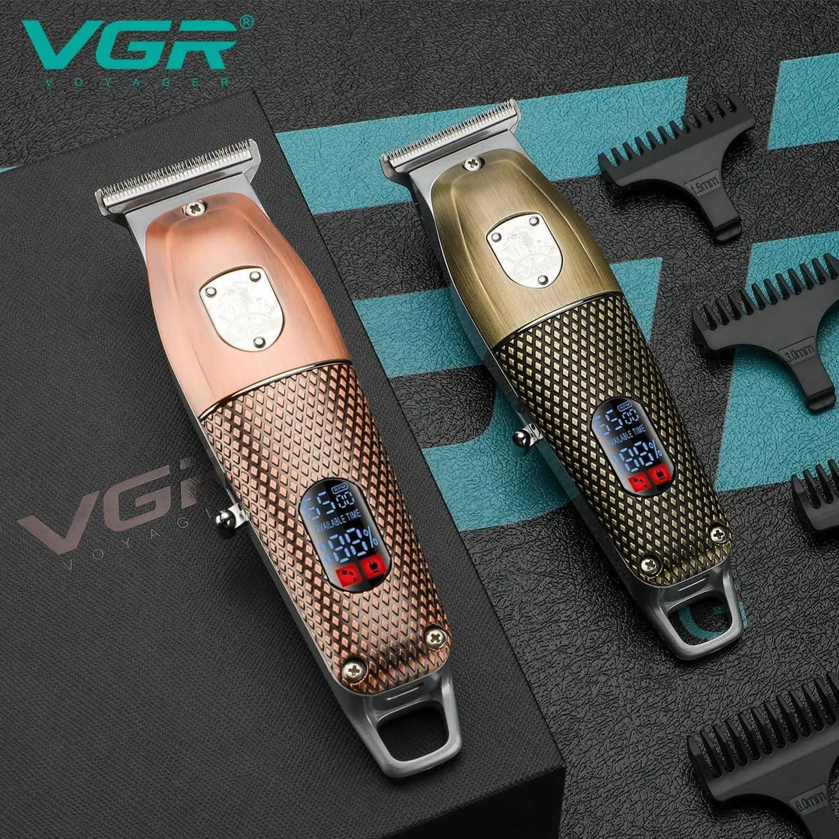 V-976 New Design Metal Beard Trimmer Professional Cordless Hair Trimmer Multicolor