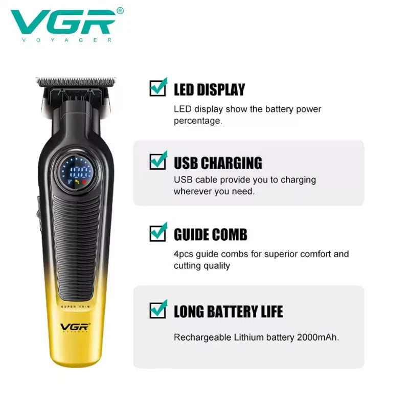 VGR V-996 Professional T-Shaped Hair Clipper