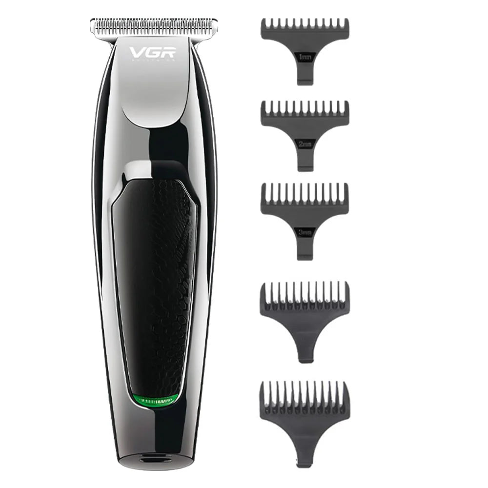 V-030 Professional Fast Charging Hair Clipper Silver/Black