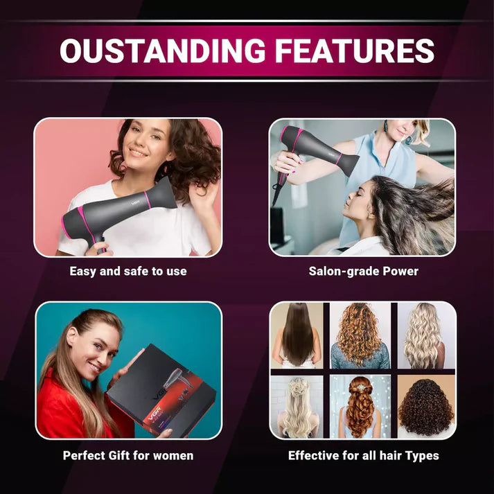 VGR V-402 Professional Hair Dryer for Women
