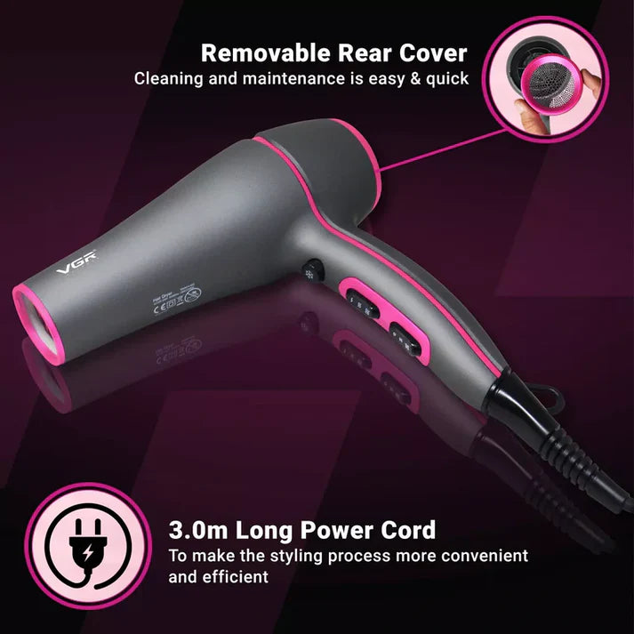 VGR V-402 Professional Hair Dryer for Women