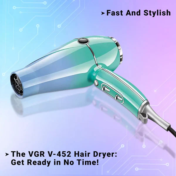 VGR V-452 Professional Hair Dryer for Unisex