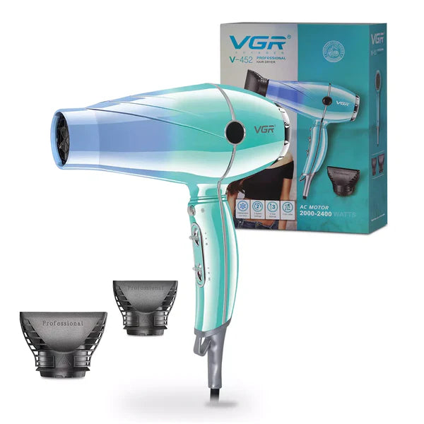 VGR V-452 Professional Hair Dryer for Unisex