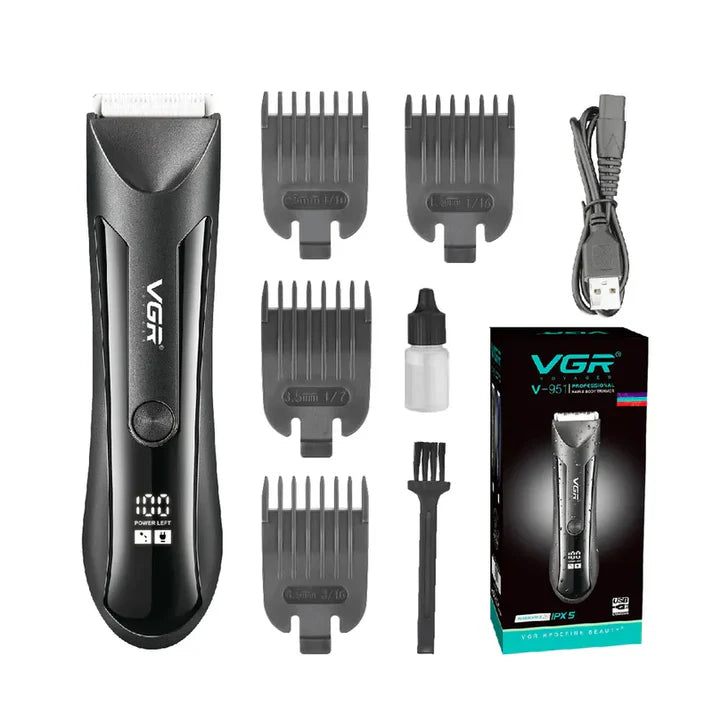 VGR V-951 Waterproof Body Hair Trimmer for Men