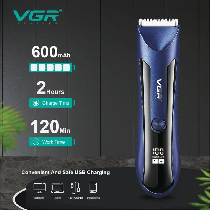 VGR V-951 Waterproof Body Hair Trimmer for Men