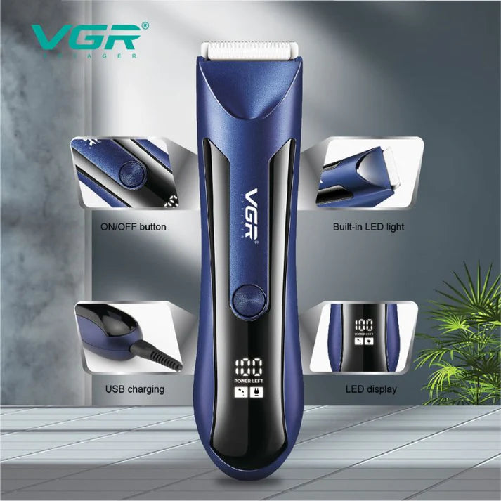 VGR V-951 Waterproof Body Hair Trimmer for Men