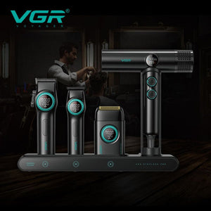 VGR Stepless RPO 4IN1 Professional Hair Clipper -Cordless, Waterproof