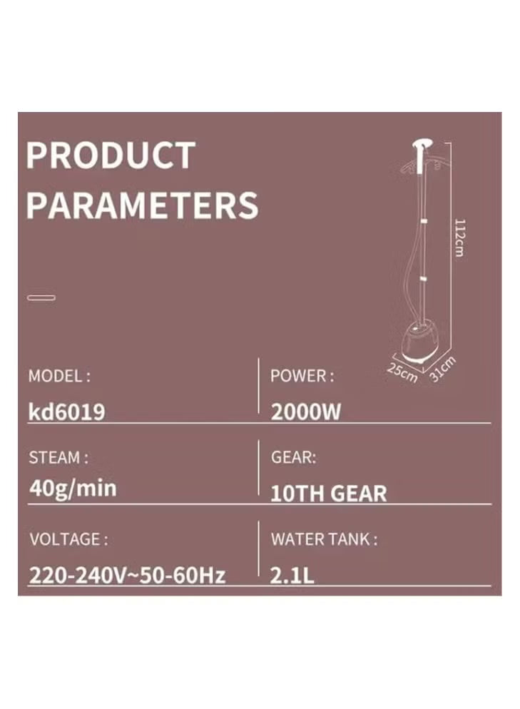 DSP KD6019 – 2000 W Garment Steamer