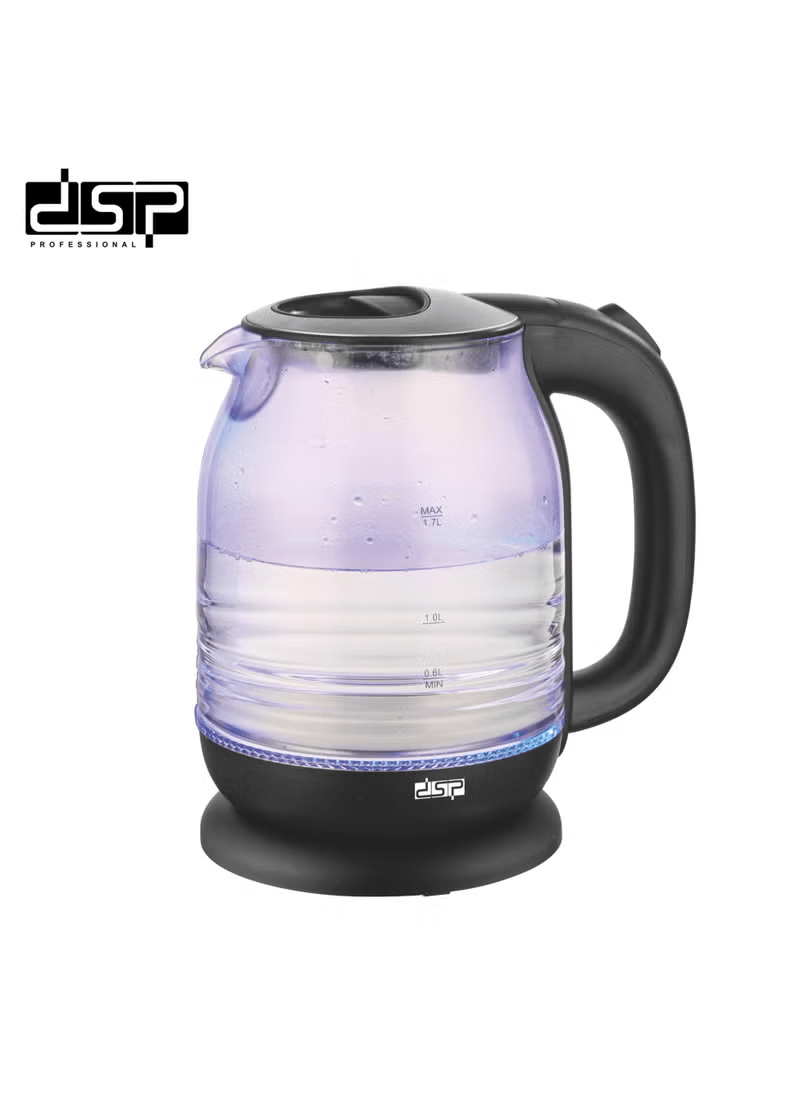 KK1265 Glass Electric Kettle – 1.7L, 2200W