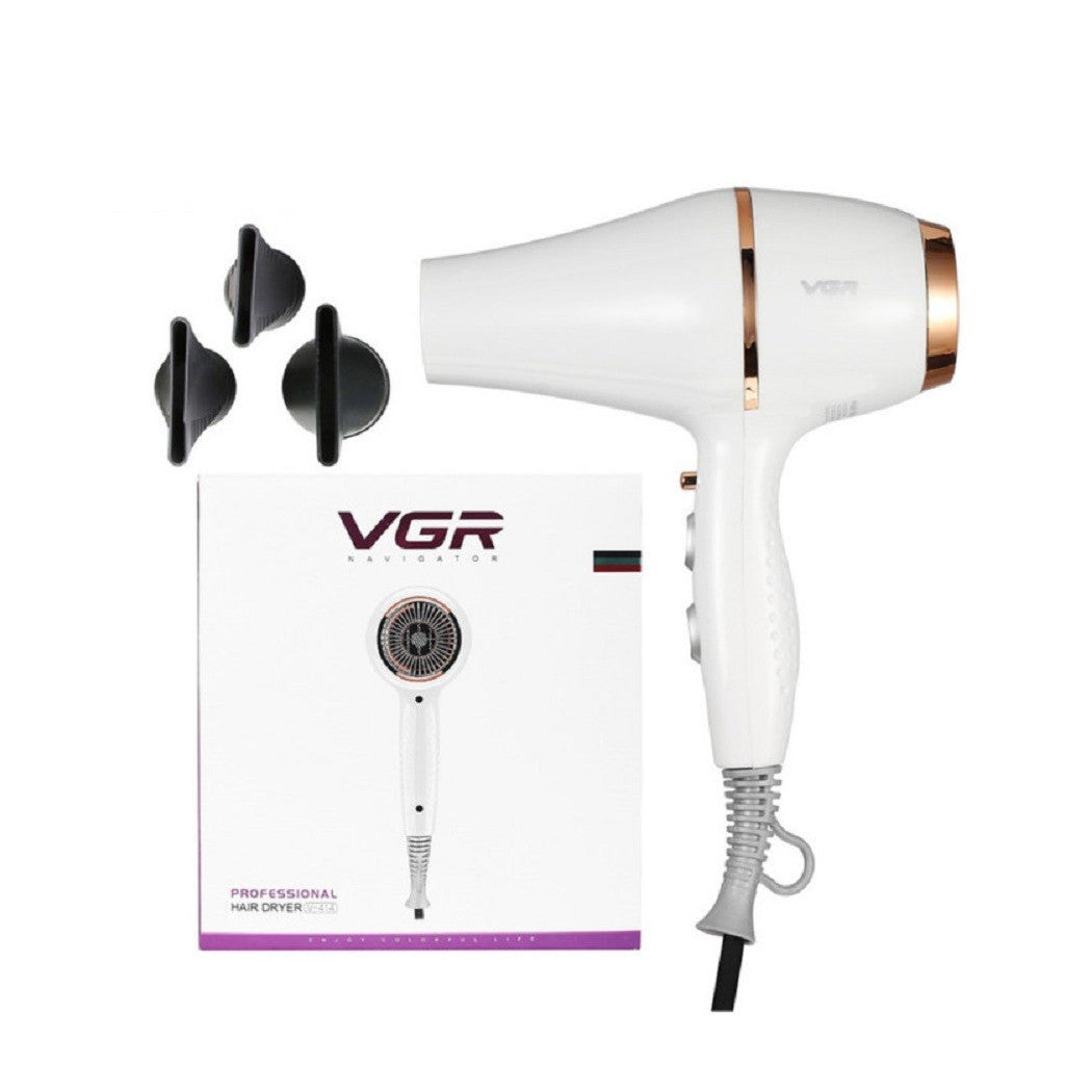 VGR V-414 Professional Hair Dryer – 2200W, Fast Drying, Cool Shot, 3 Heat & 2 Speed Settings