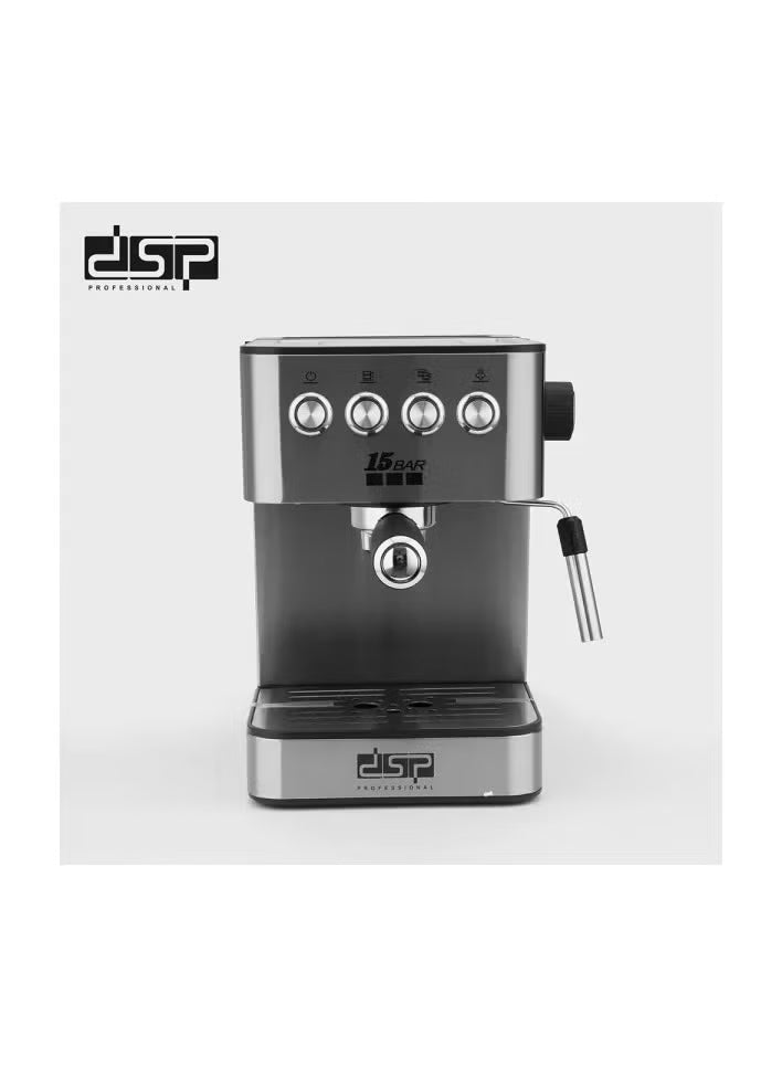DSP Espresso Coffee Machine 850W Silver – KA3090