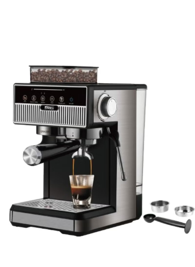 DSP Professional Espresso Coffee Machine 1350W Silver – KA3125