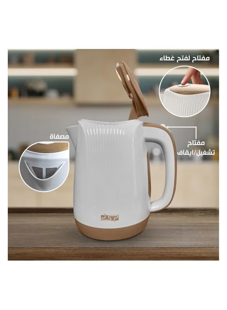 KK1002 DSP Electric Kettle – 1.7L, 1850W