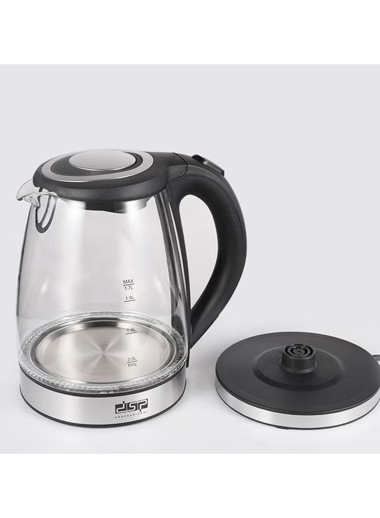DSP Electric Kettle KK1272 – 1.7L, 2200W Stainless Steel