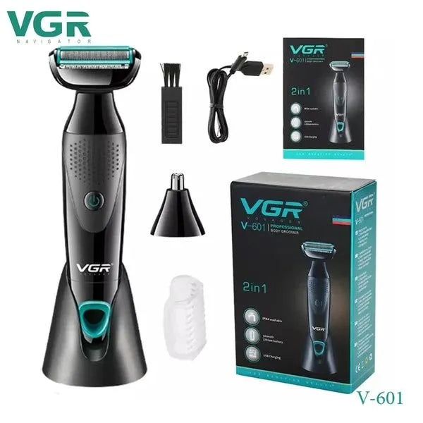 VGR V-601 Nose & Ear Trimmer – Dual-Sided Blades