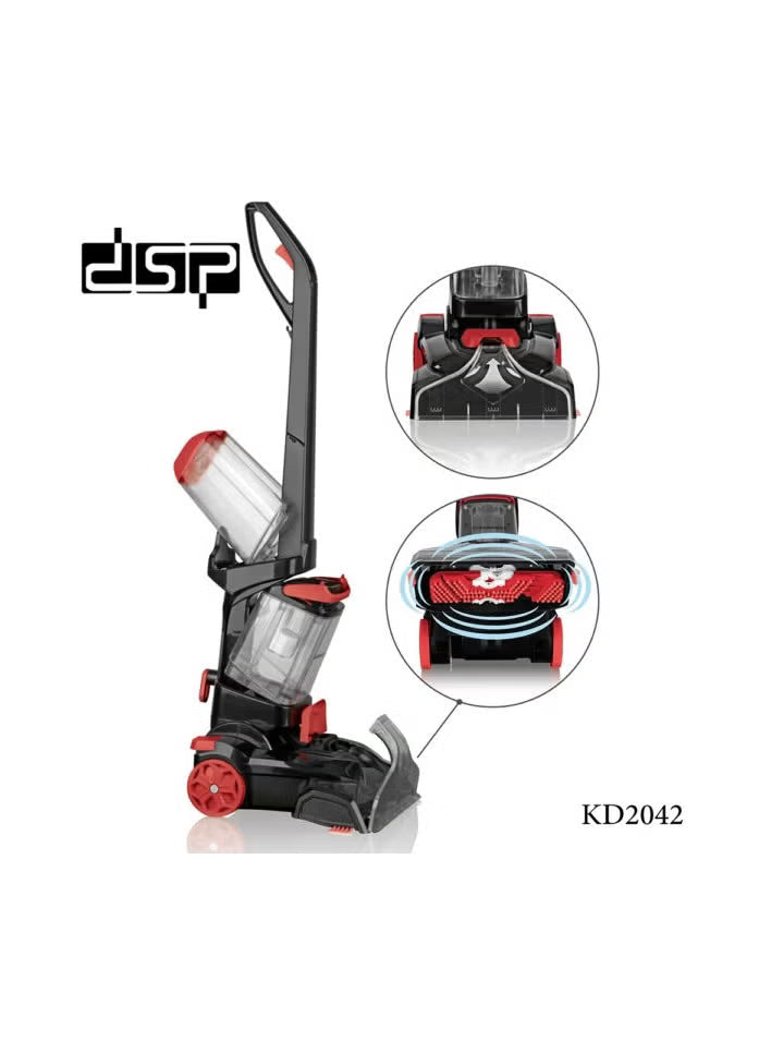 DSP KD2042 – 800W Washing Broom with Dual Rotating Brushes & Hot Air Drying