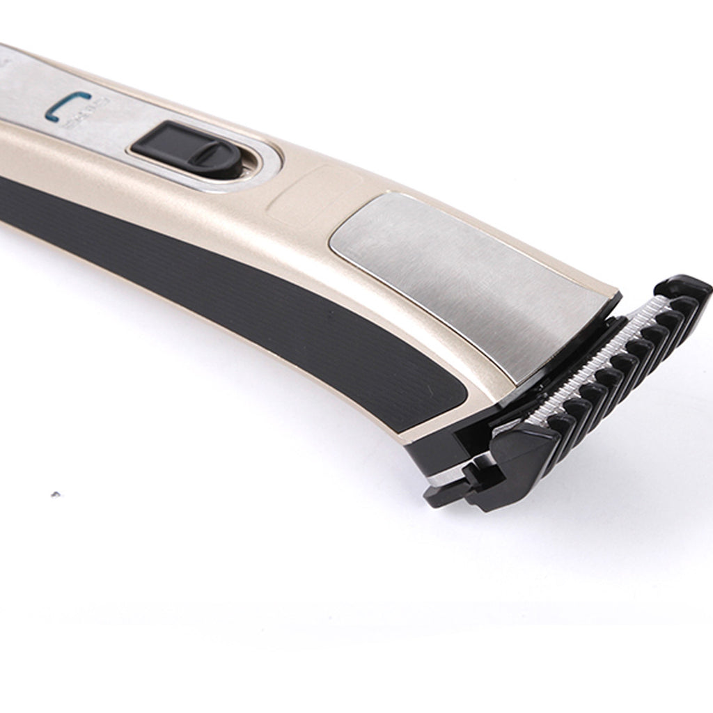 Kemei KM-5017 Electric Shaver-4 – Precision Facial Hair Trimmer, Long-Lasting Power, Gold