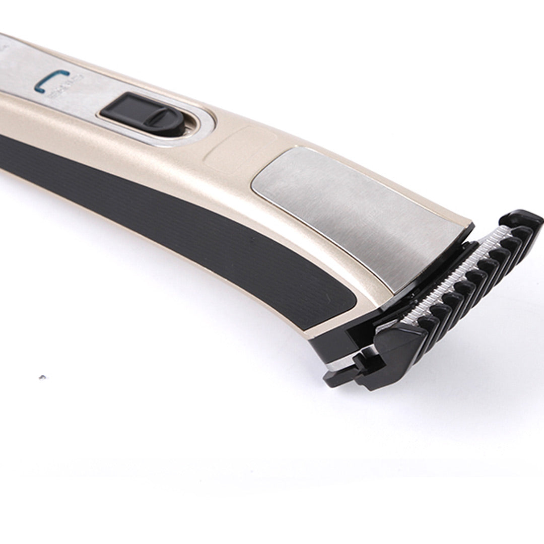 Kemei KM-5017 Electric Shaver-4 – Precision Facial Hair Trimmer, Long-Lasting Power, Gold