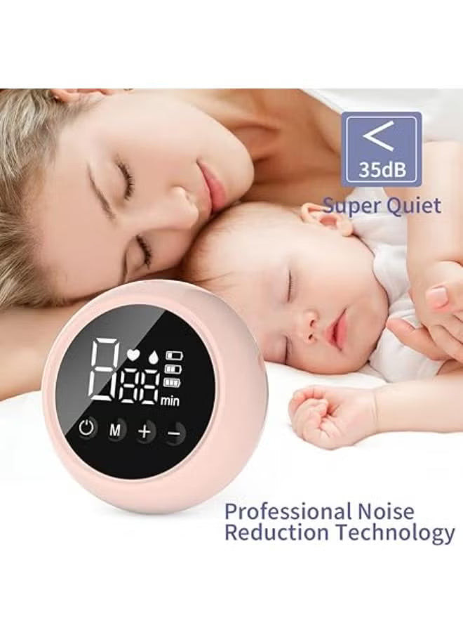 Double Electric Breast Pump with 2 Modes & 9 Levels (Pink)