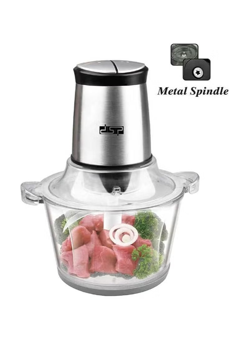 DSP Food Chopper, 400W, 1.5L Glass Bowl, Stainless Steel Body – KM4024
