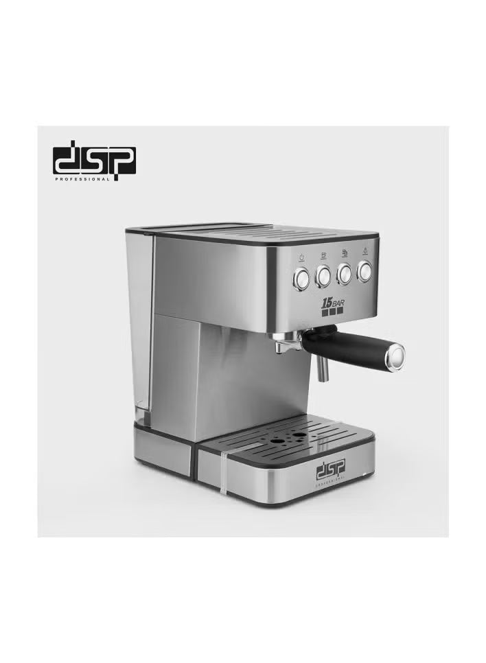 DSP Espresso Coffee Machine 850W Silver – KA3090