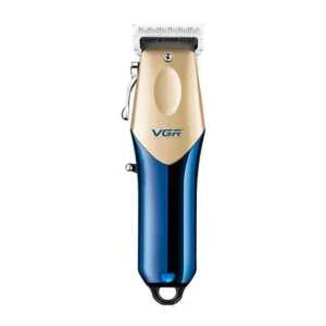 VGR  V-162 Hair Beard Trimmer Rechargeable Electric Clipper For Men Gold/Blue